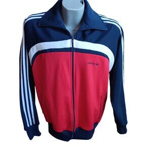 Vintage Adidas Track Suit Tracksuit Jacket Pants 1980's Large Jogger Hip Hop OG
